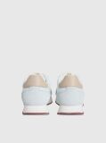 Blue Leather Trainers  Women