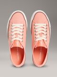 Pink Canvas Platform Trainers  Women