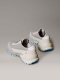 Grey Leather Runner Trainers  Women