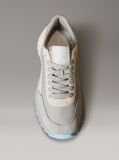 Grey Leather Runner Trainers  Women