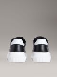 Black Leather Trainers  Women