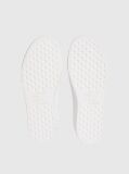 White Vulcanised Leather Trainers  Women