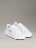 White Leather Trainers  Women