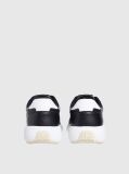 Black Leather Runner Trainers  Women