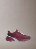 Κόκκινο Sneakers Από Σουέτ Με Λογότυπο  Γυναίκα
