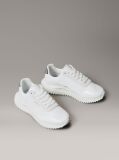 White Mirrored Silver Tab Ultralight Trainers  Women
