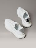 White Mirrored Silver Tab Ultralight Trainers  Women