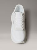 White Mirrored Silver Tab Ultralight Trainers  Women