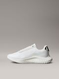 White Mirrored Silver Tab Ultralight Trainers  Women