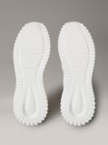 White Mirrored Silver Tab Ultralight Trainers  Women