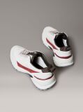 Λευκό Sneakers Από Σουέτ Και Νάιλον  Γυναίκα