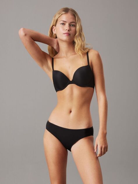 Black Push Up Bra - Sheer Marquisette  Women