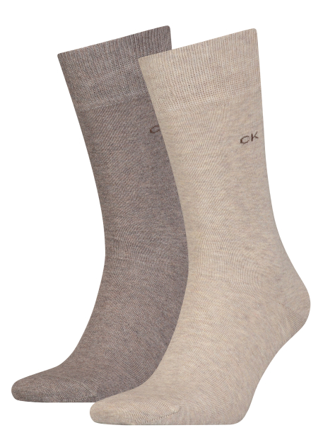 Brown CK Men Sock 2P  Men