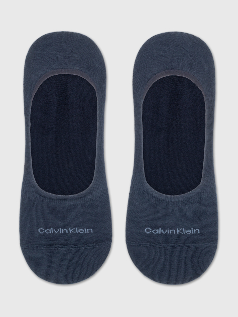 Blue Calvin Klein Mid-Cut Men's Footie 2 pack  Men