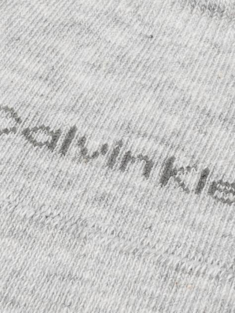 Grey Calvin Klein Mid-Cut Men's Footie 2 pack  Men