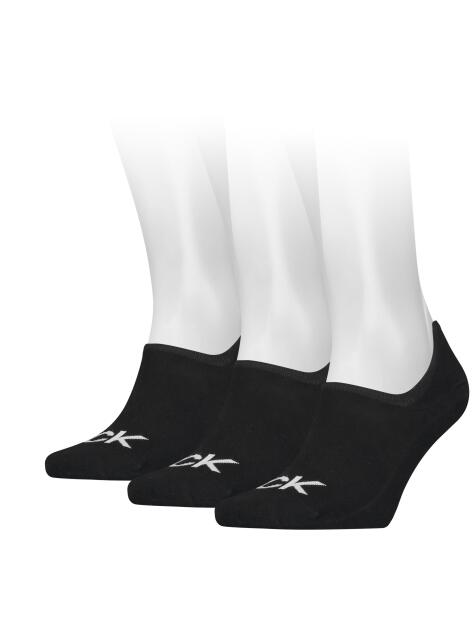 Black 3 Pack Invisible Socks  Men