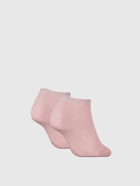 Pink 2 Pack Short Socks  Women