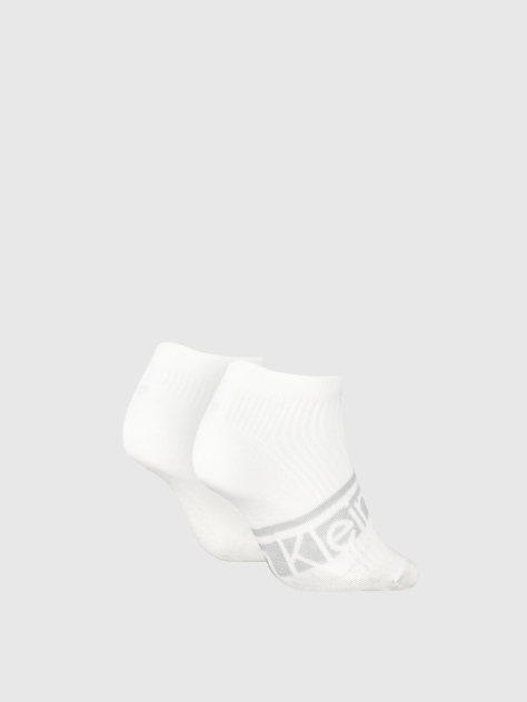 Λευκό 2 Ζευγάρια Κάλτσες Για Sneakers  Γυναίκα