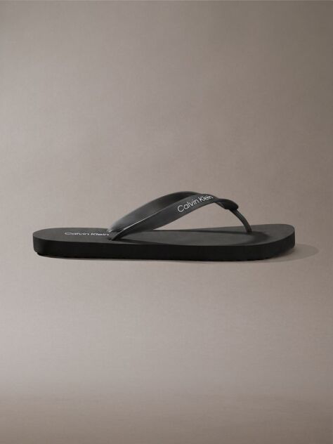 Μαύρο Rico - Flip Flops Με Λογότυπο  Άνδρας