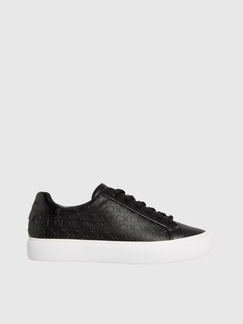 Black Logo Trainers  Women