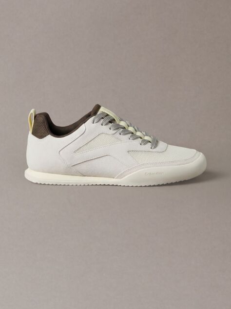 Κίτρινο CK KAYLA - Sneakers Από Σουέντ  Γυναίκα