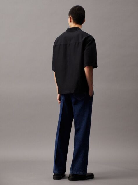 Denim Straight Pressed Jeans  Men