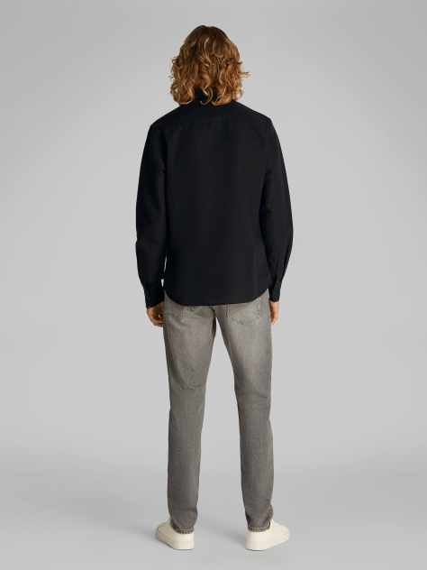Black Linen Cotton Shirt  Men