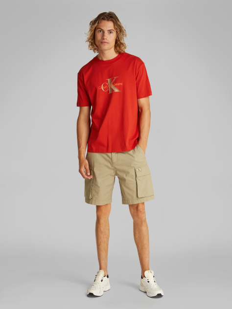 Red Monologo Shift T-Shirt  Men
