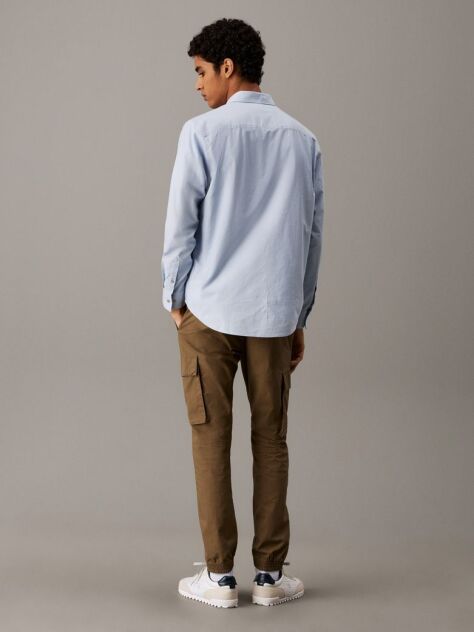 Brown Skinny Ripstop Cargo Pants  Men