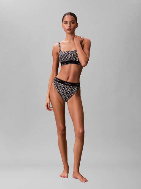 Black Bralette Bikini Top - CK Icon  Women