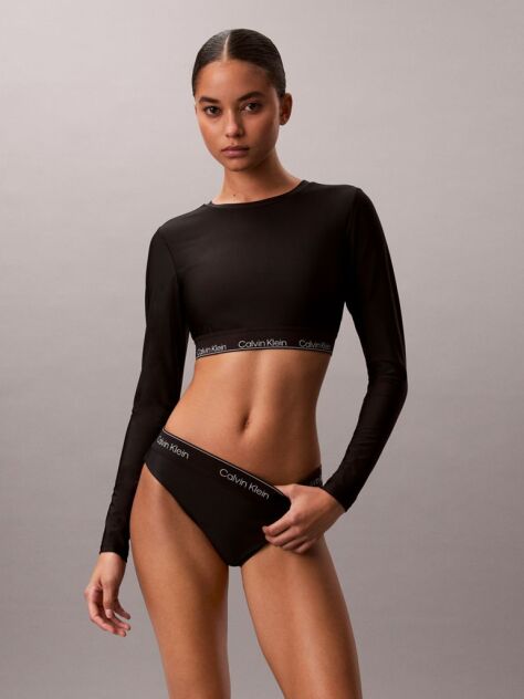 Black Bikini Bottoms - CK Icon  Women