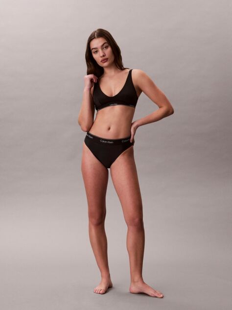 Black Bralette Bikini Top - CK Icon  Women