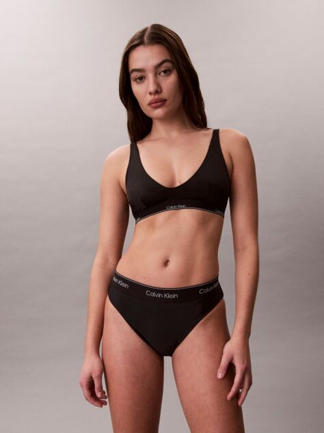 Black Bralette Bikini Top - CK Icon  Women