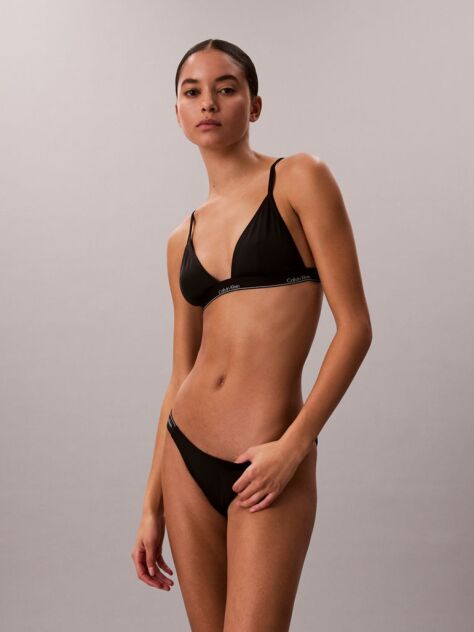 Black Triangle Bikini Top - CK Icon  Women