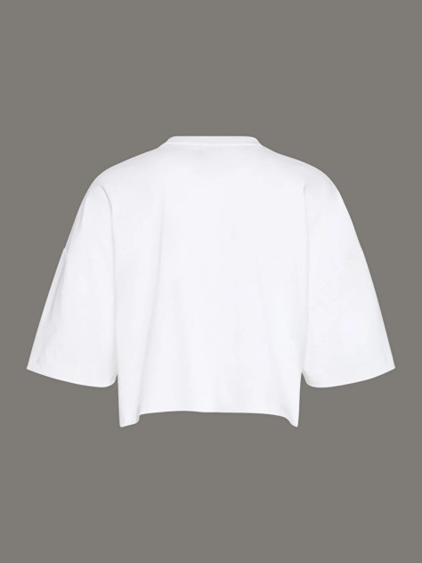 Multi Boxy Cropped Logo T-shirt  Women
