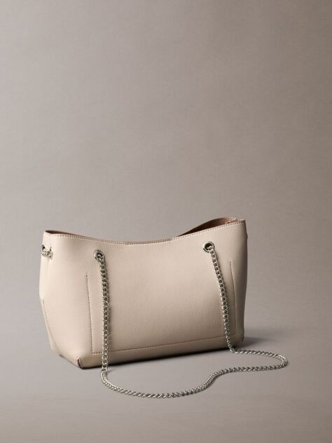 Beige Monogram Shoulder Bag  Women