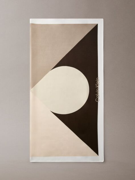 Multi Square Satin Colour Block Bandana Scarf  Women