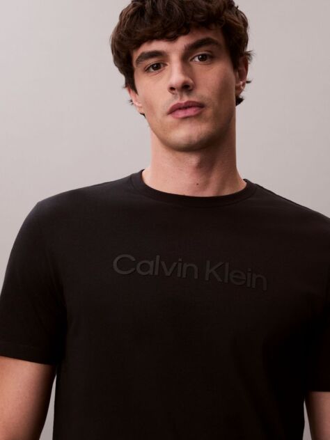 Black Graphic Logo T-shirt  Men