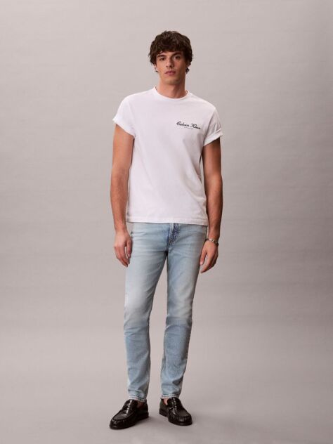 Denim Τζιν Marbled Με Στενή Tapered Εφαρμογή  Άνδρας