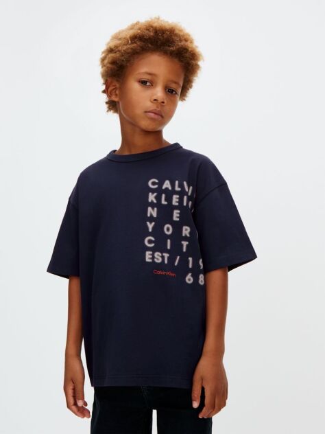 Blue Logo T-shirt  Boys