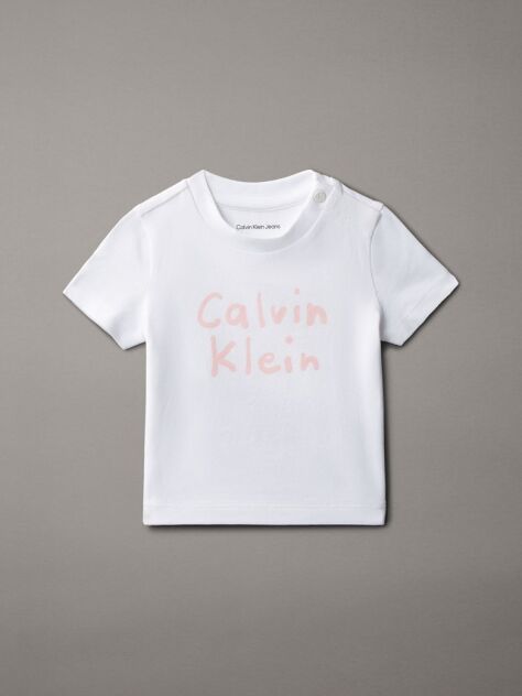 White Newborn Logo T-shirt  Newborn