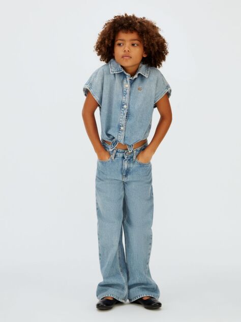 Denim Denim Τοπ Με Δέσιμο Μπροστά  Κορίτσι