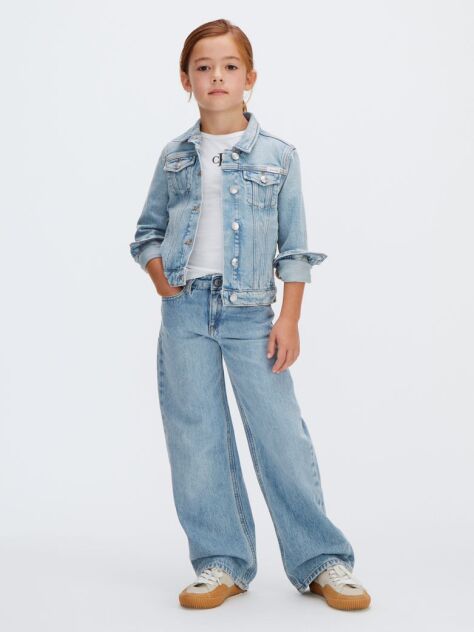 Denim Loose Wide Leg Jeans  Girls