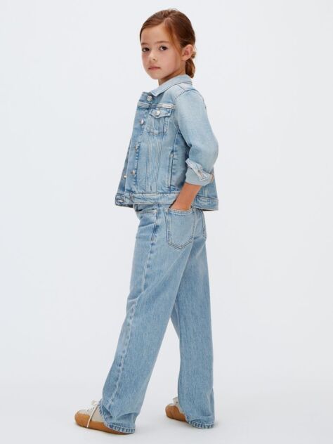 Denim Loose Wide Leg Jeans  Girls