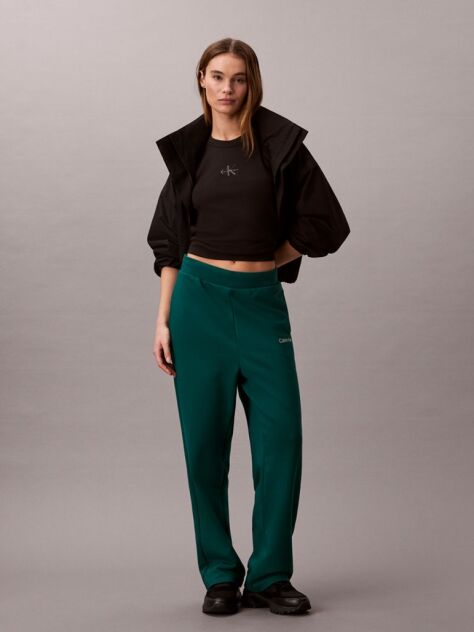 Green French Terry Joggers  Women