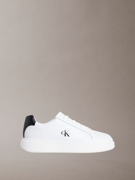 Λευκό Δερμάτινα Sneakers NYC   Άνδρας