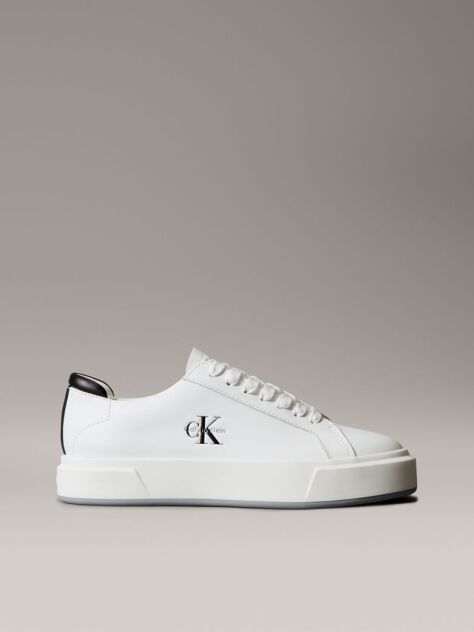 Λευκό Premier - Δερμάτινα Sneakers Signature  Γυναίκα