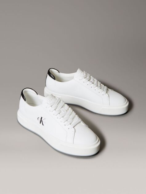 Λευκό Premier - Δερμάτινα Sneakers Signature  Γυναίκα