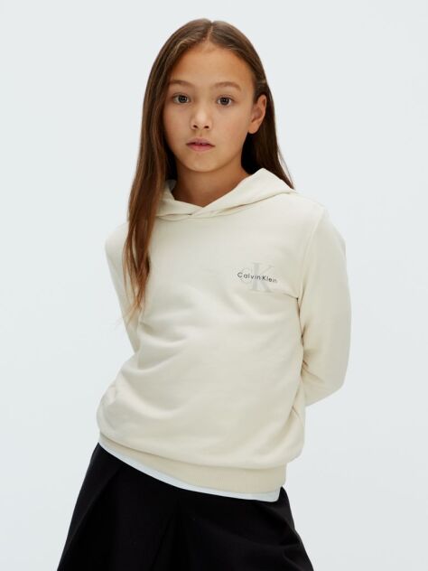 Grey Kids' Relaxed Hoodie  Kids Unisex