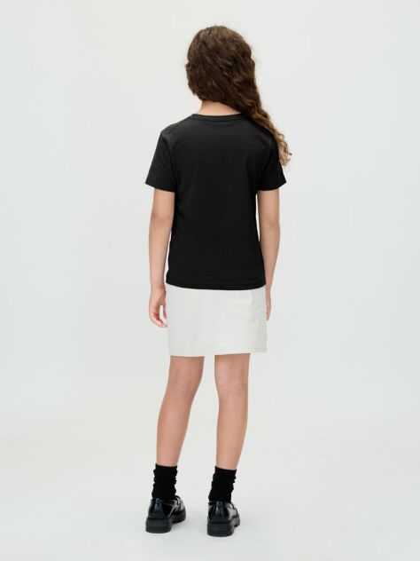Μαύρο Παιδικό T-shirt Με Λογότυπο  Παιδικό Unisex